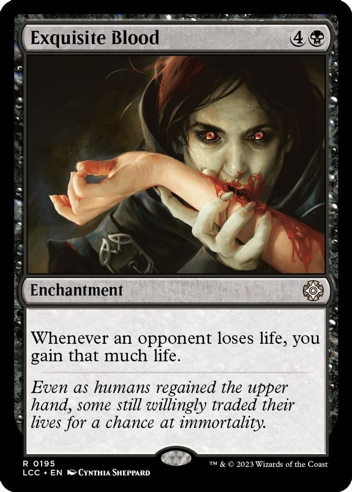 Exquisite Blood · 195 · LCC · Non-foil