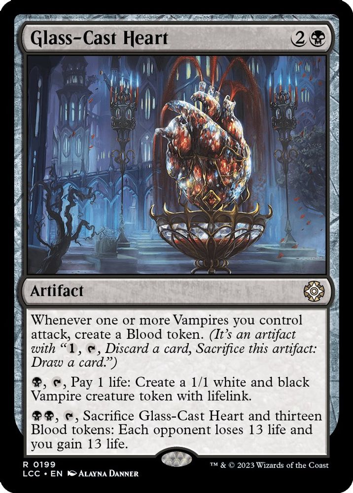 Glass-Cast Heart · 199 · Commander: The Lost Caverns of Ixalan · Non-foil