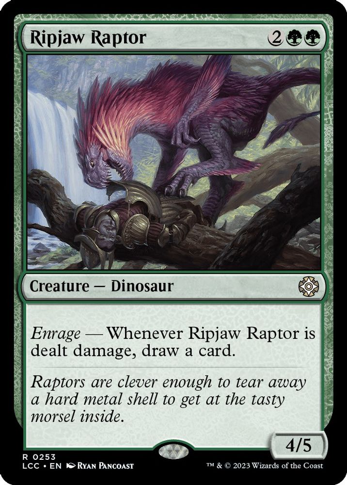 Ripjaw Raptor · 253 · Commander: The Lost Caverns of Ixalan · Non-foil