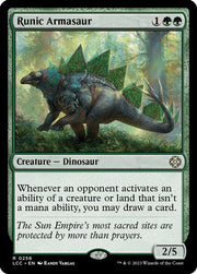 Runic Armasaur · 256 · Commander: The Lost Caverns of Ixalan · Non-foil