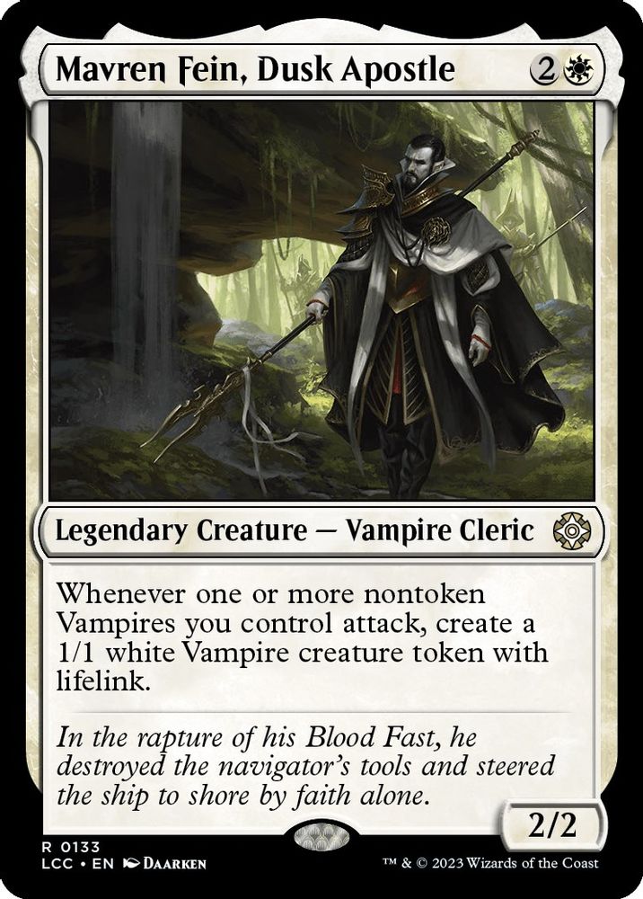 Mavren Fein, Dusk Apostle · 133 · LCC · Non-foil