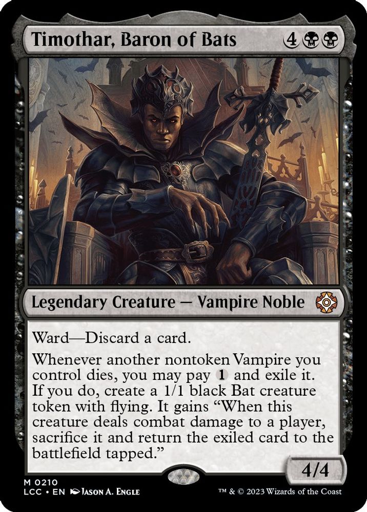 Timothar, Baron of Bats · 210 · LCC · Non-foil
