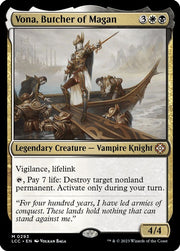 Vona, Butcher of Magan · 293 · LCC · Non-foil