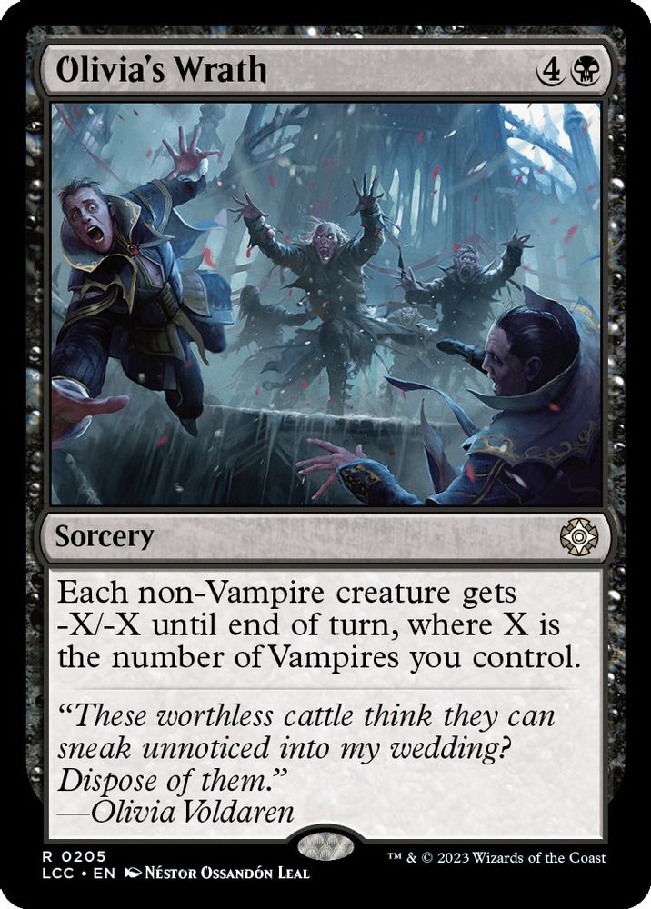 Olivia's Wrath · 205 · LCC · Non-foil