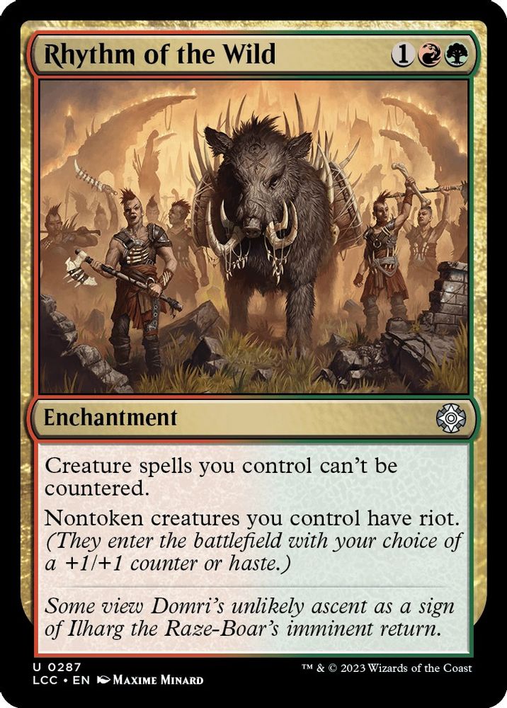 Rhythm of the Wild · 287 · Commander: The Lost Caverns of Ixalan · Non-foil