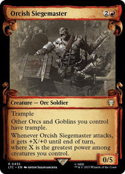 Orcish Siegemaster (Showcase Scrolls) · 435 · Commander: The Lord of the Rings: Tales of Middle-earth · Non-foil