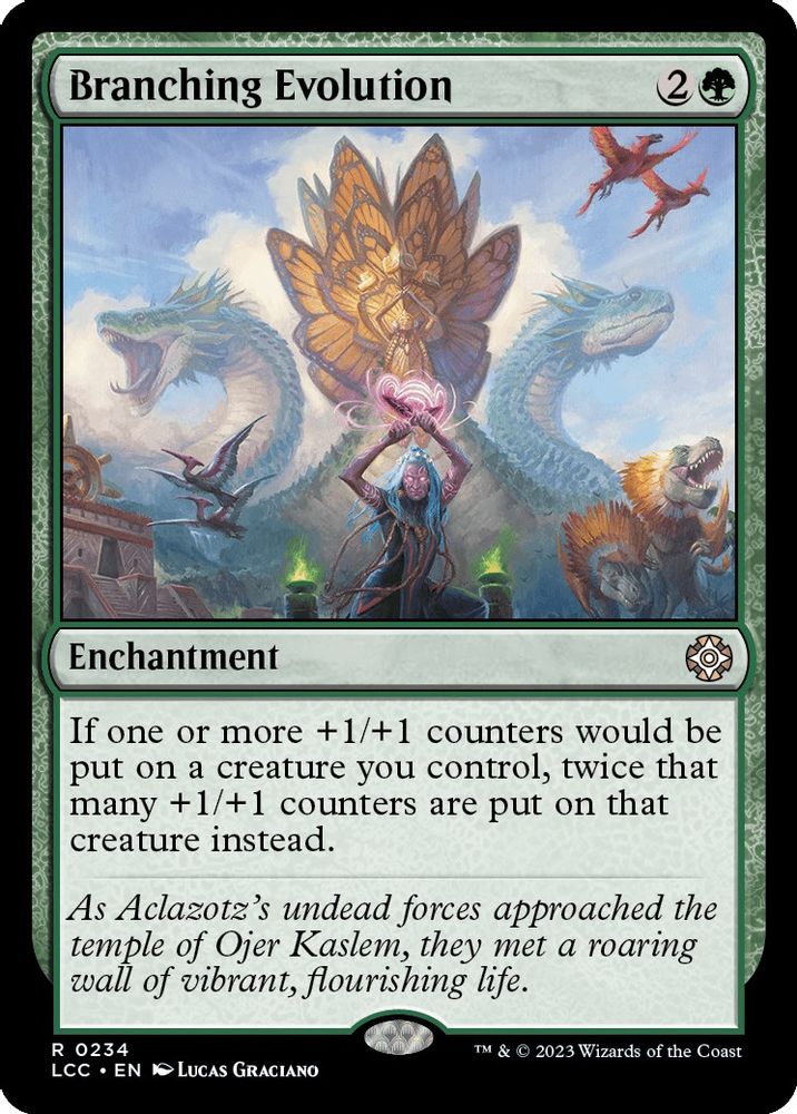 Branching Evolution · 234 · LCC · Non-foil