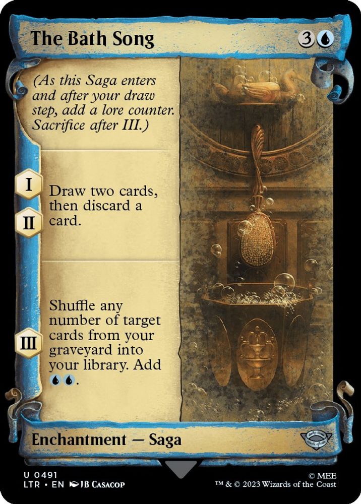 The Bath Song (Showcase Scrolls) · 491 · LTR · Non-foil