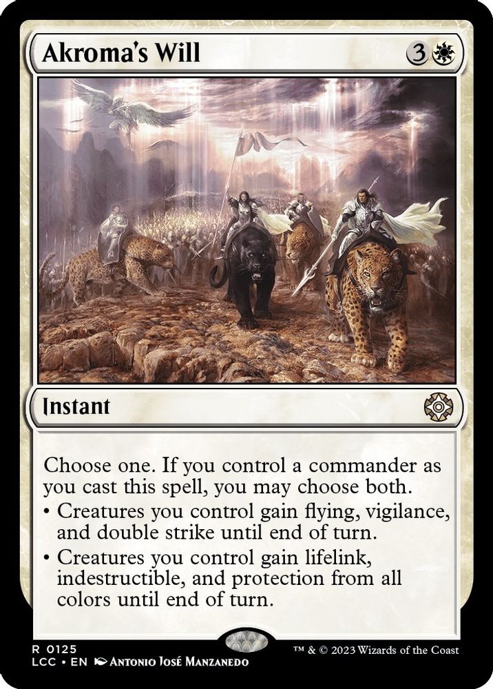 Akroma's Will · 125 · LCC · Non-foil