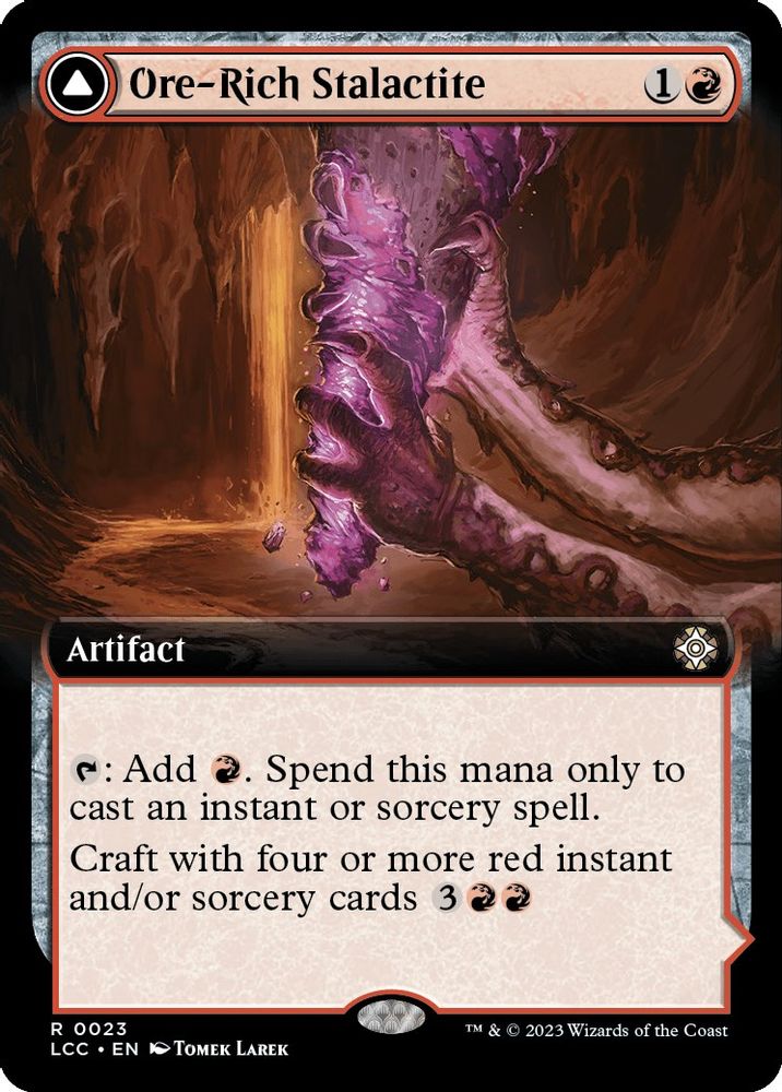 Ore-Rich Stalactite (Extended Art) · 23 · LCC · Non-foil