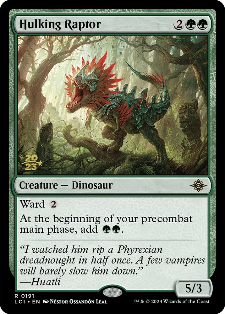 Hulking Raptor · 191 · PAFR · Foil