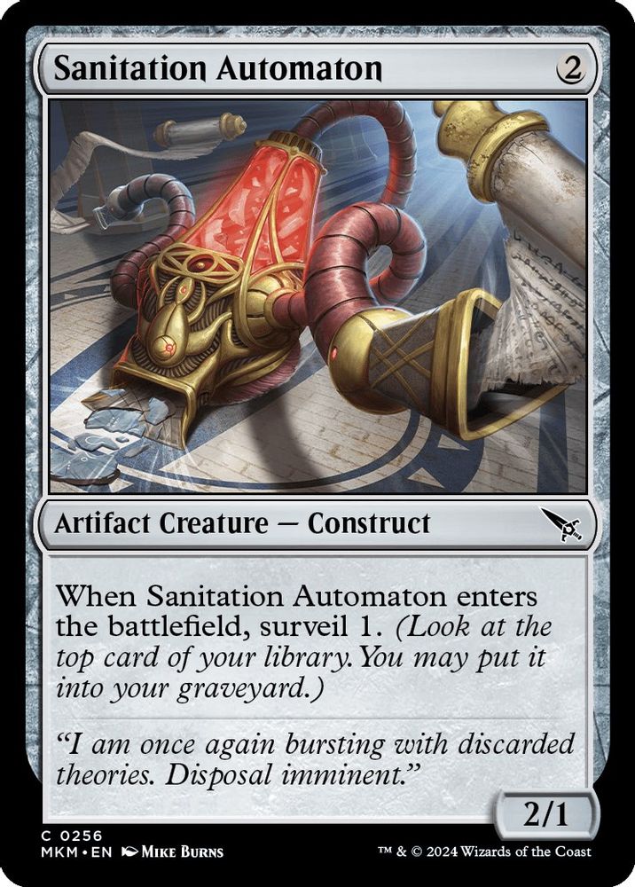 Sanitation Automaton · 256 · Murders at Karlov Manor · Foil