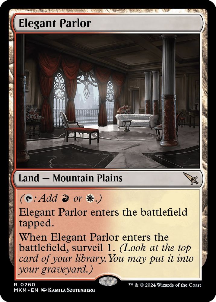 Elegant Parlor · 260 · Murders at Karlov Manor · Non-foil