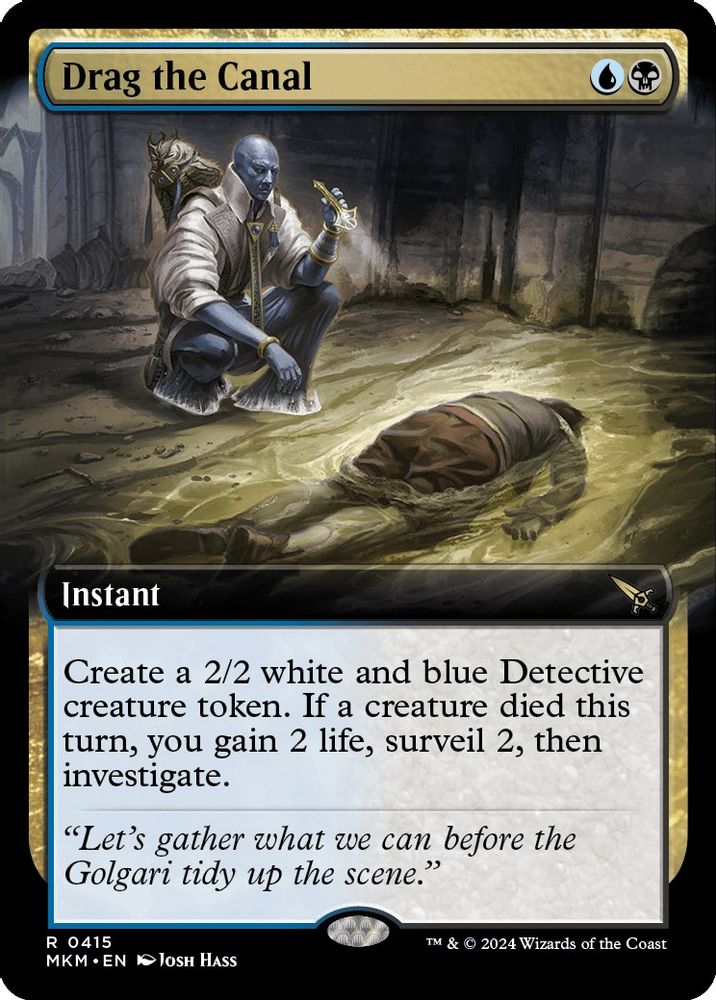 Drag the Canal (Extended Art) · 415 · Murders at Karlov Manor · Foil