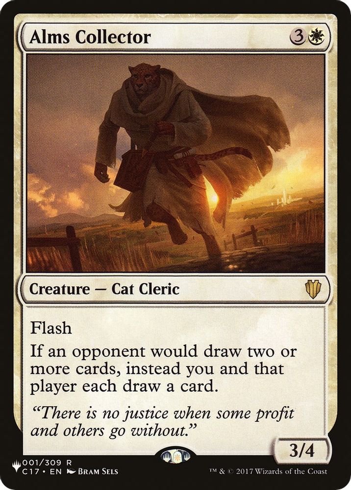 Alms Collector · 001/309 · The List Reprints · Non-foil