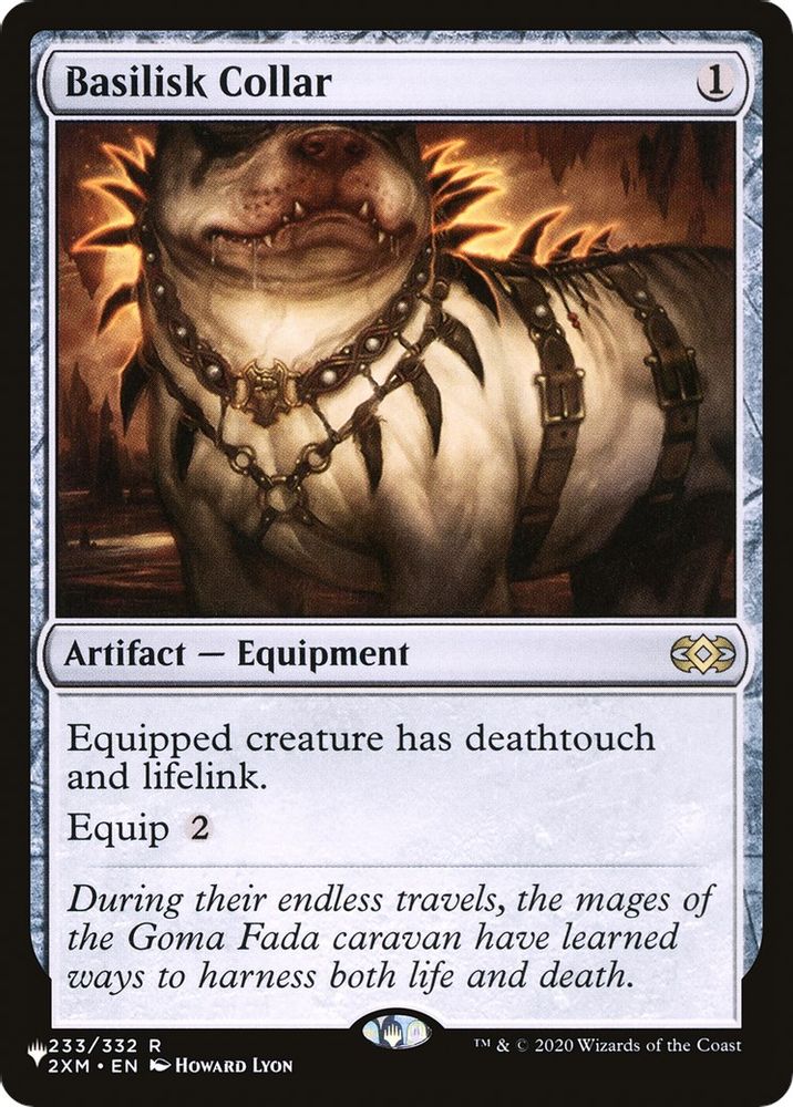 Basilisk Collar (2XM) · 233/332 · The List Reprints · Non-foil