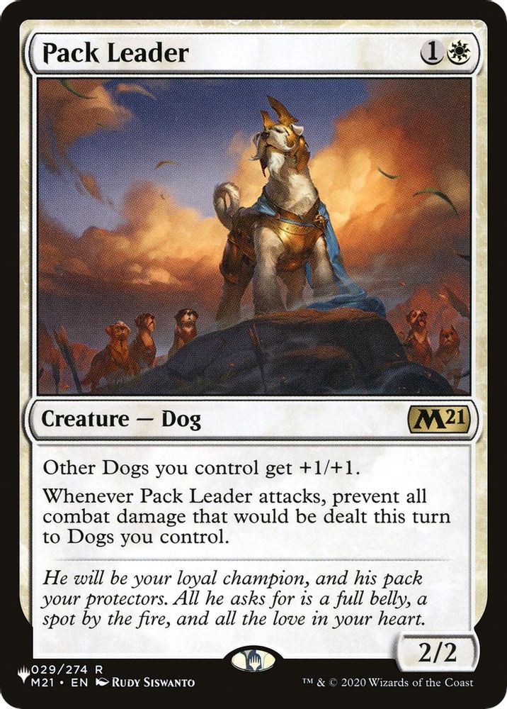 Pack Leader · 029/274 · The List Reprints · Non-foil