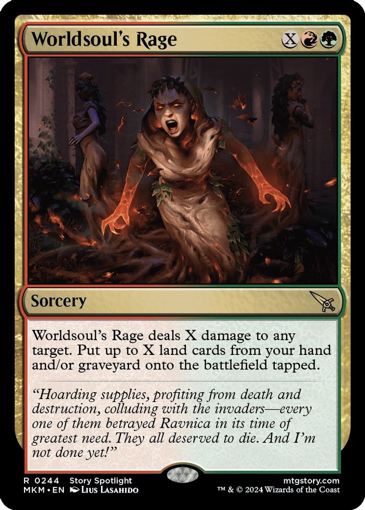 Worldsoul's Rage · 244 · Murders at Karlov Manor · Non-foil