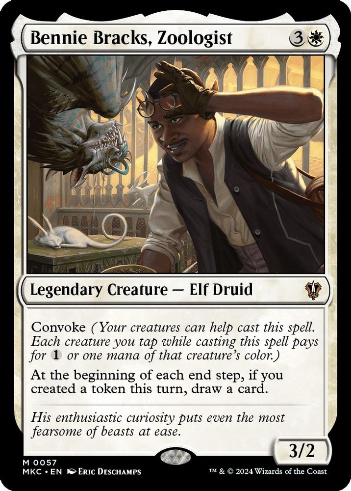 Bennie Bracks, Zoologist · 57 · Commander: Murders at Karlov Manor · Non-foil