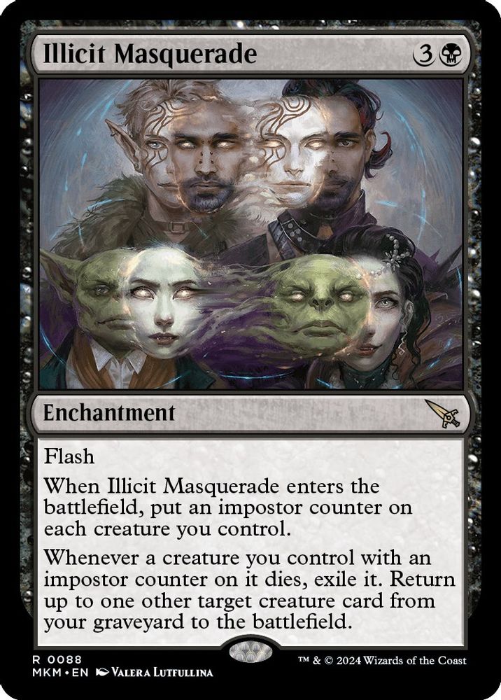 Illicit Masquerade · 88 · Murders at Karlov Manor · Non-foil