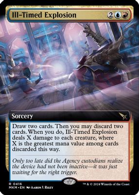 Ill-Timed Explosion (Extended Art) · 416 · MKM · Foil