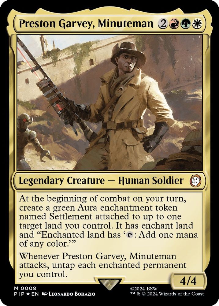 Preston Garvey, Minuteman · 8 · PIP · Foil