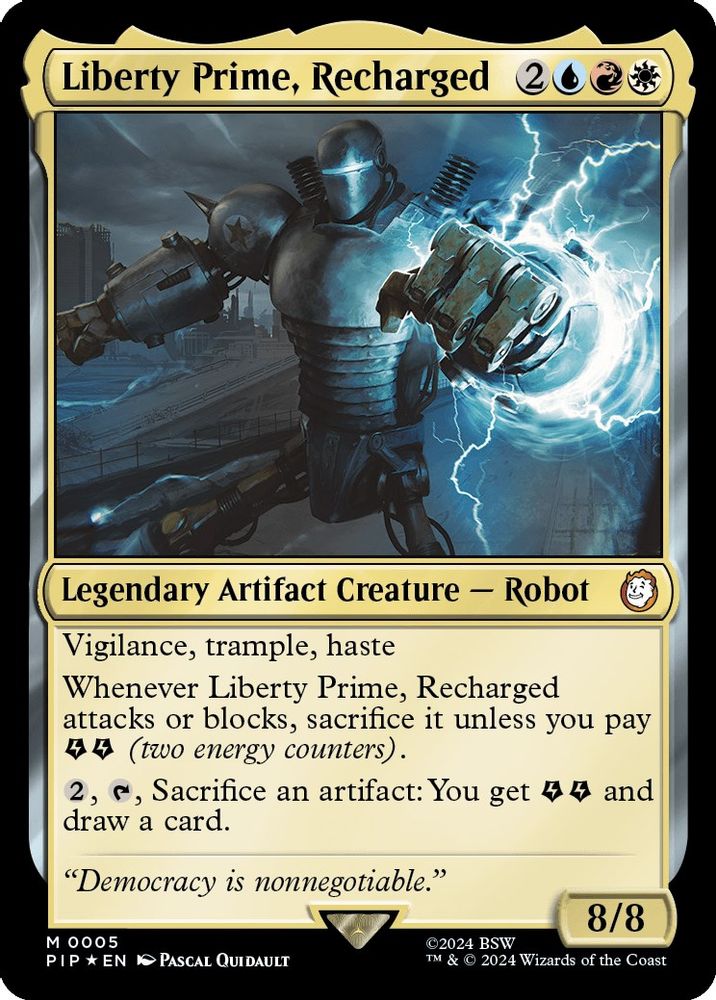 Liberty Prime, Recharged · 5 · PIP · Foil