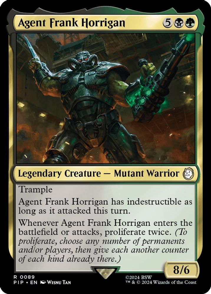 Agent Frank Horrigan · 89 · PIP · Non-foil