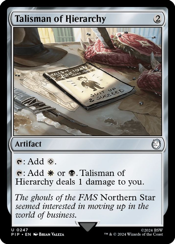 Talisman of Hierarchy · 247 · PIP · Non-foil