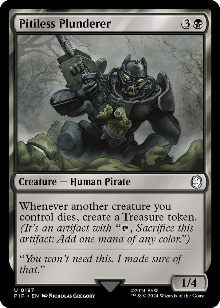 Pitiless Plunderer · 187 · PIP · Non-foil