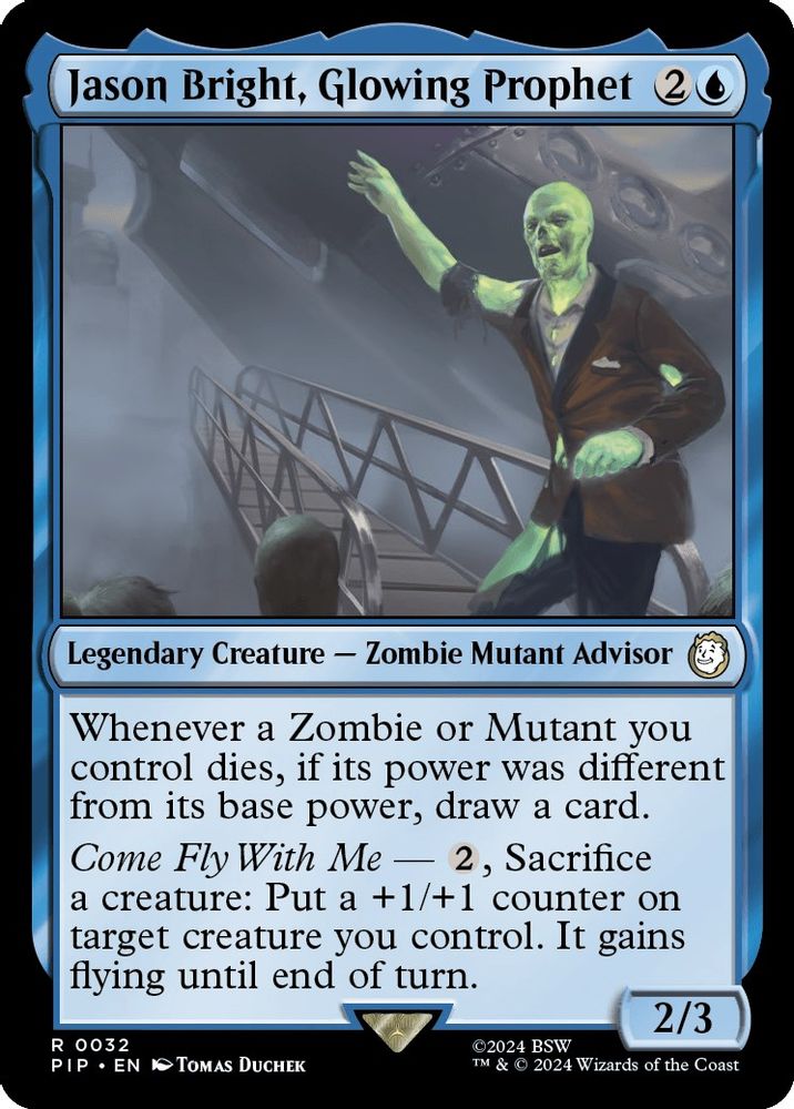 Jason Bright, Glowing Prophet · 32 · PIP · Non-foil