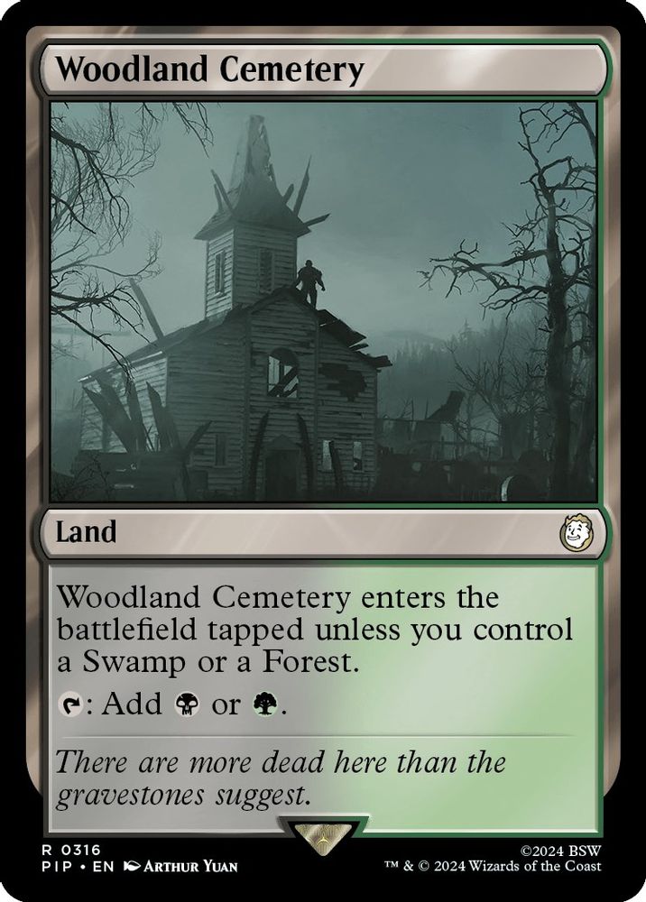 Woodland Cemetery · 316 · PIP · Non-foil