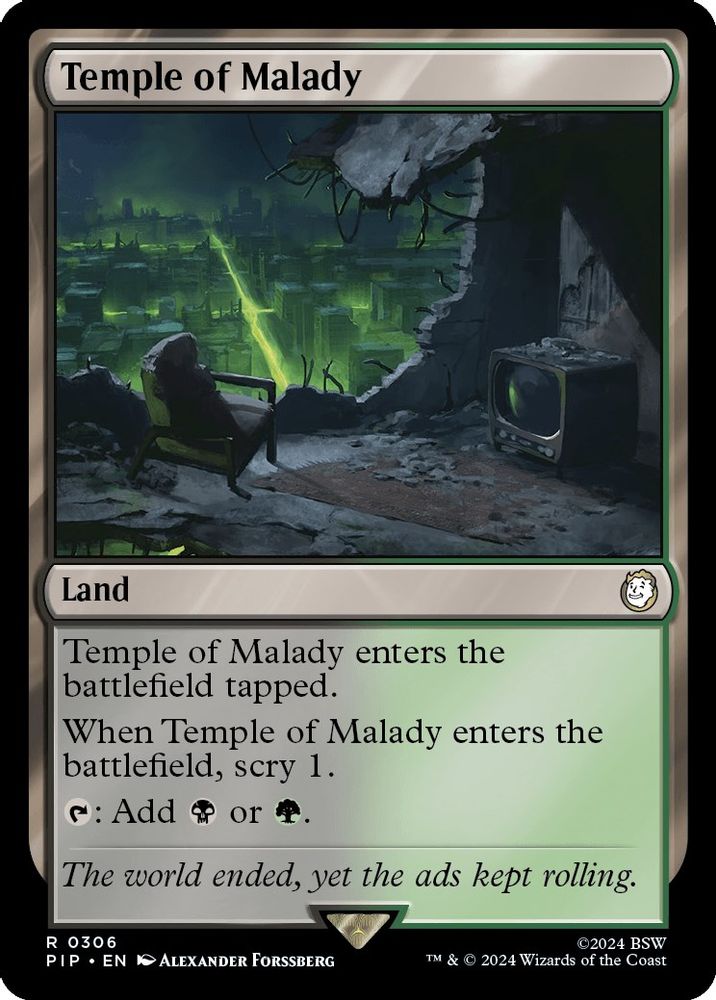 Temple of Malady · 306 · PIP · Non-foil