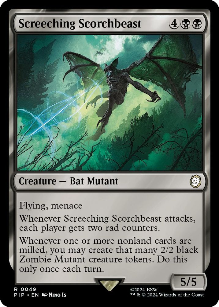 Screeching Scorchbeast · 49 · PIP · Non-foil