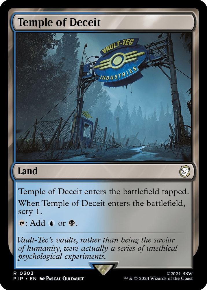 Temple of Deceit · 303 · PIP · Non-foil