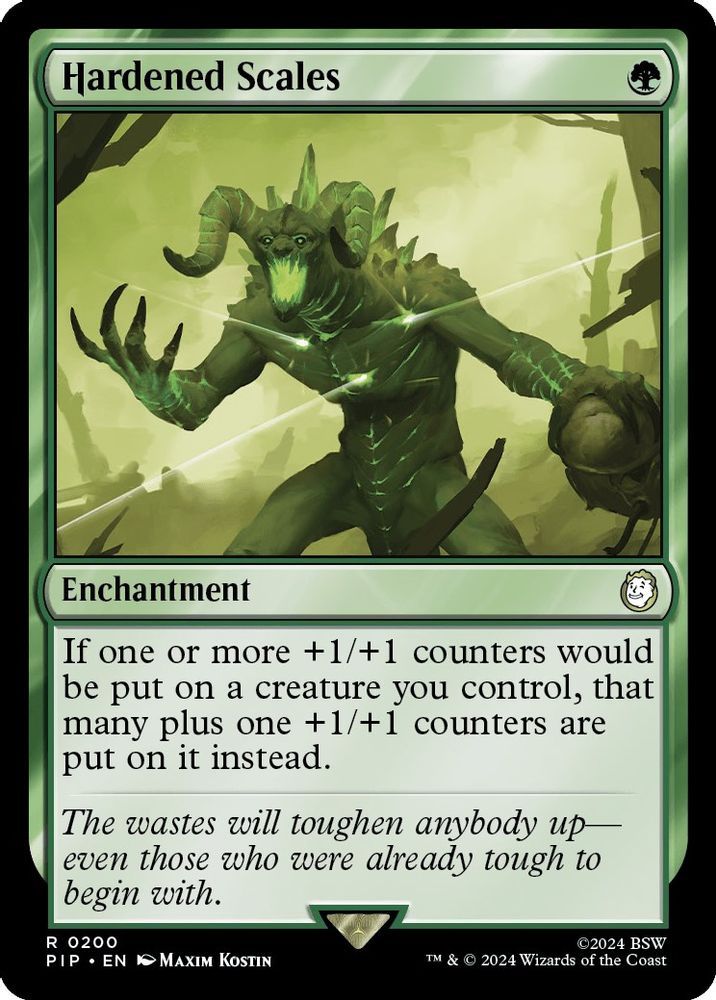 Hardened Scales · 200 · PIP · Non-foil