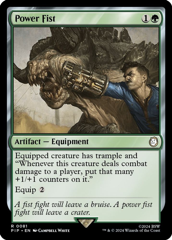 Power Fist · 81 · PIP · Non-foil