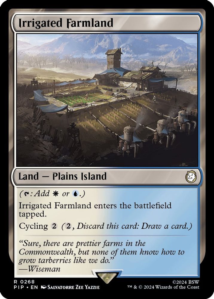 Irrigated Farmland · 268 · Universes Beyond: Fallout · Non-foil