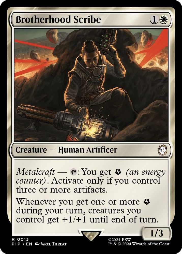 Brotherhood Scribe · 13 · PIP · Non-foil