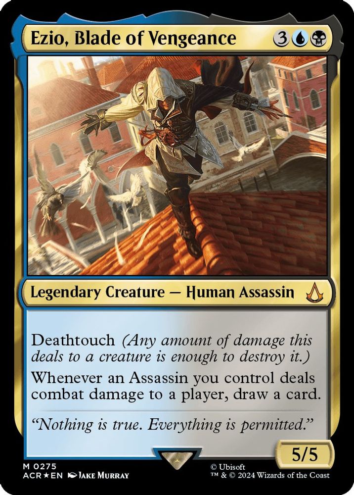 Ezio, Blade of Vengeance · 275 · Universes Beyond: Assassin's Creed · Foil