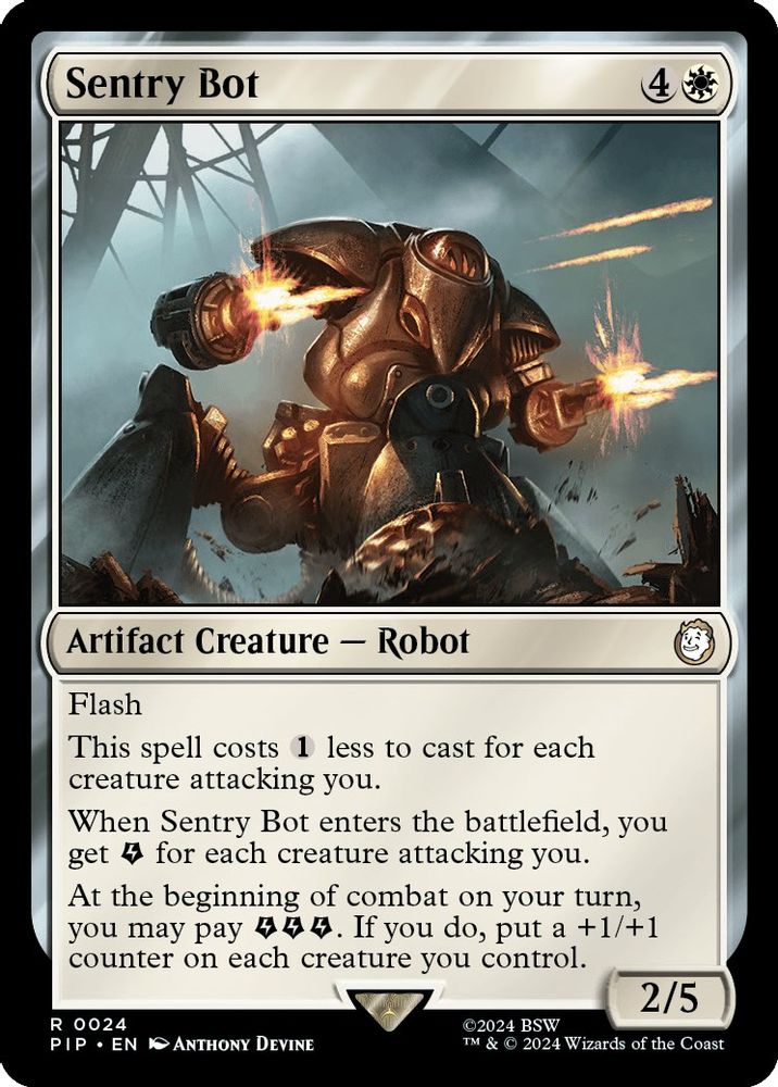 Sentry Bot · 24 · PIP · Non-foil