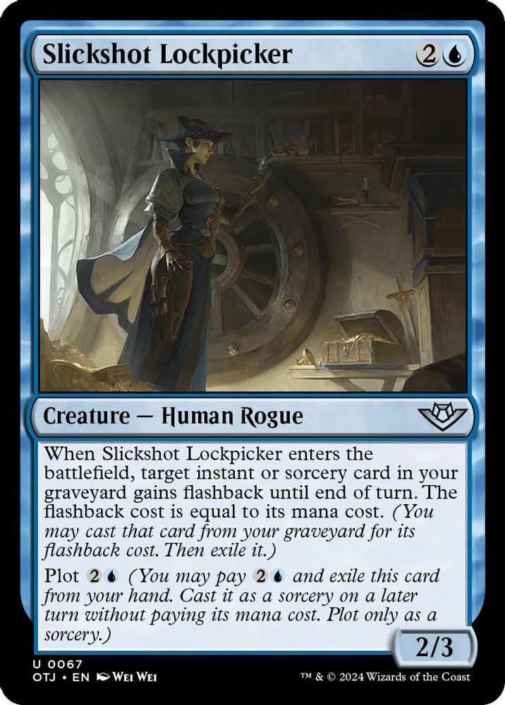 Slickshot Lockpicker · 67 · OTJ · Non-foil
