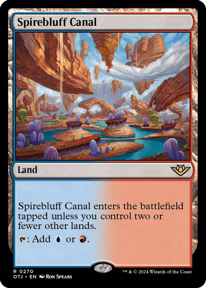Spirebluff Canal · 270 · Outlaws of Thunder Junction · Foil