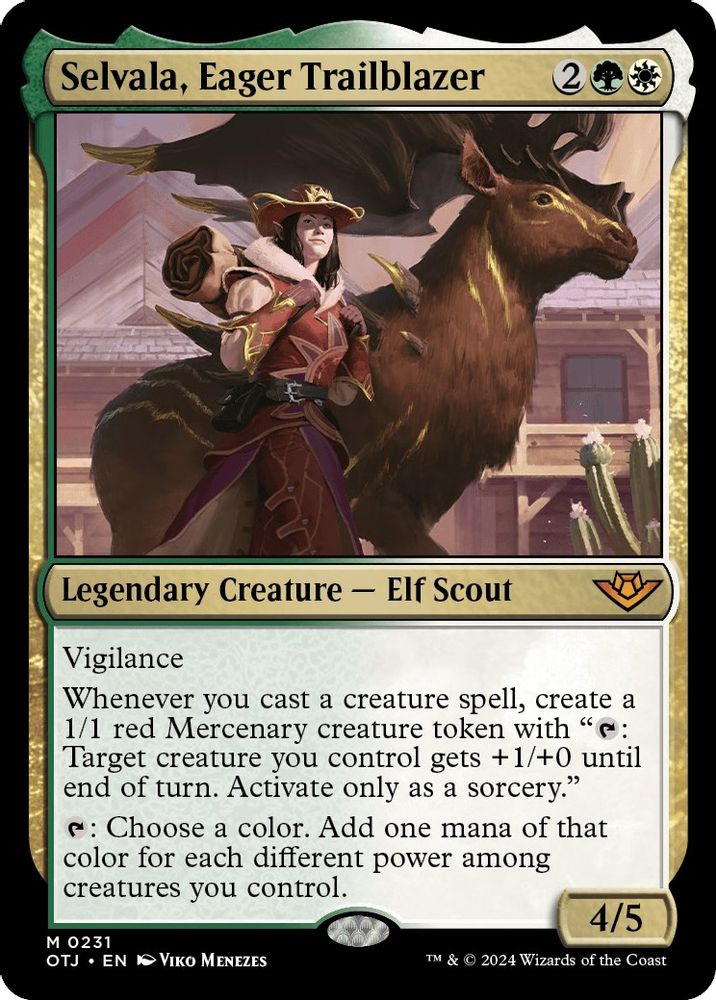 Selvala, Eager Trailblazer · 231 · OTJ · Non-foil