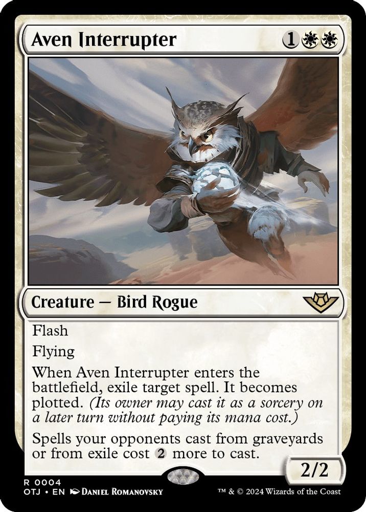 Aven Interrupter · 4 · OTJ · Non-foil