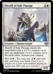 Sheriff of Safe Passage · 29 · OTJ · Foil
