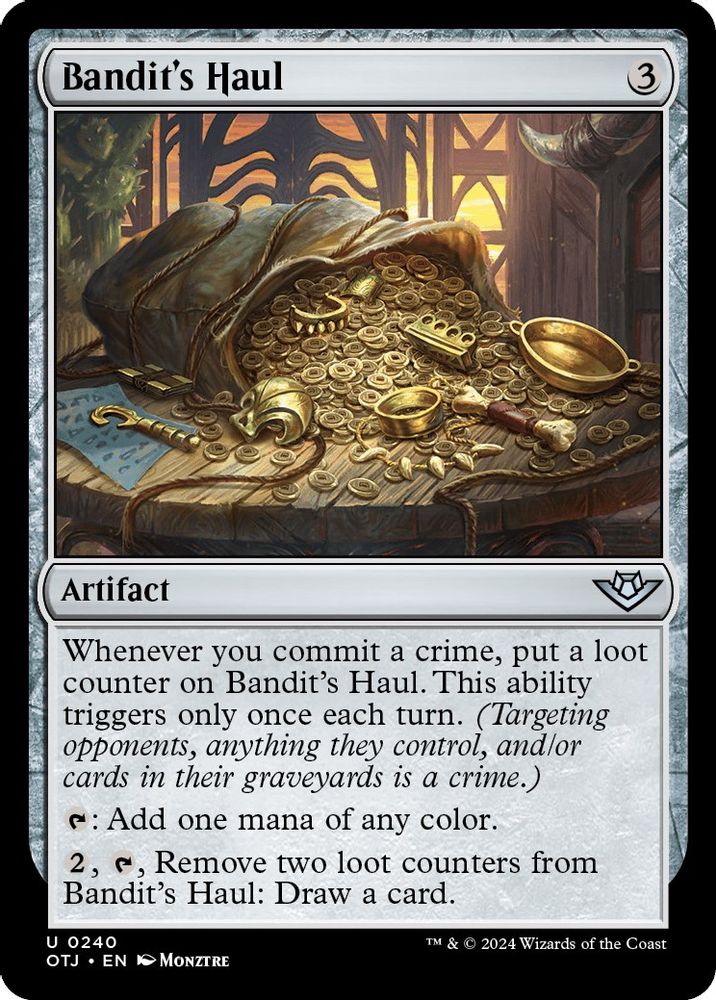 Bandit's Haul · 240 · OTJ · Non-foil
