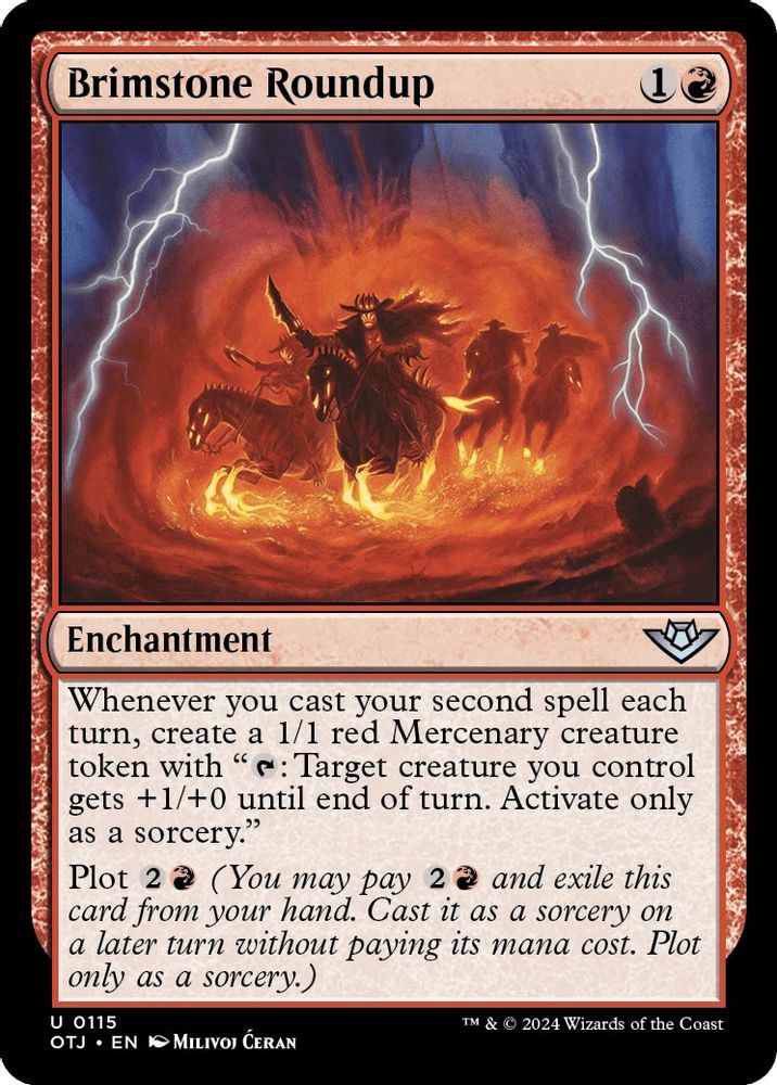Brimstone Roundup · 115 · OTJ · Foil