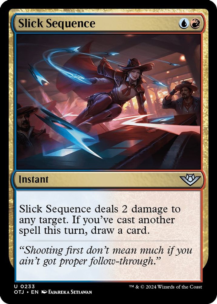 Slick Sequence · 233 · OTJ · Non-foil
