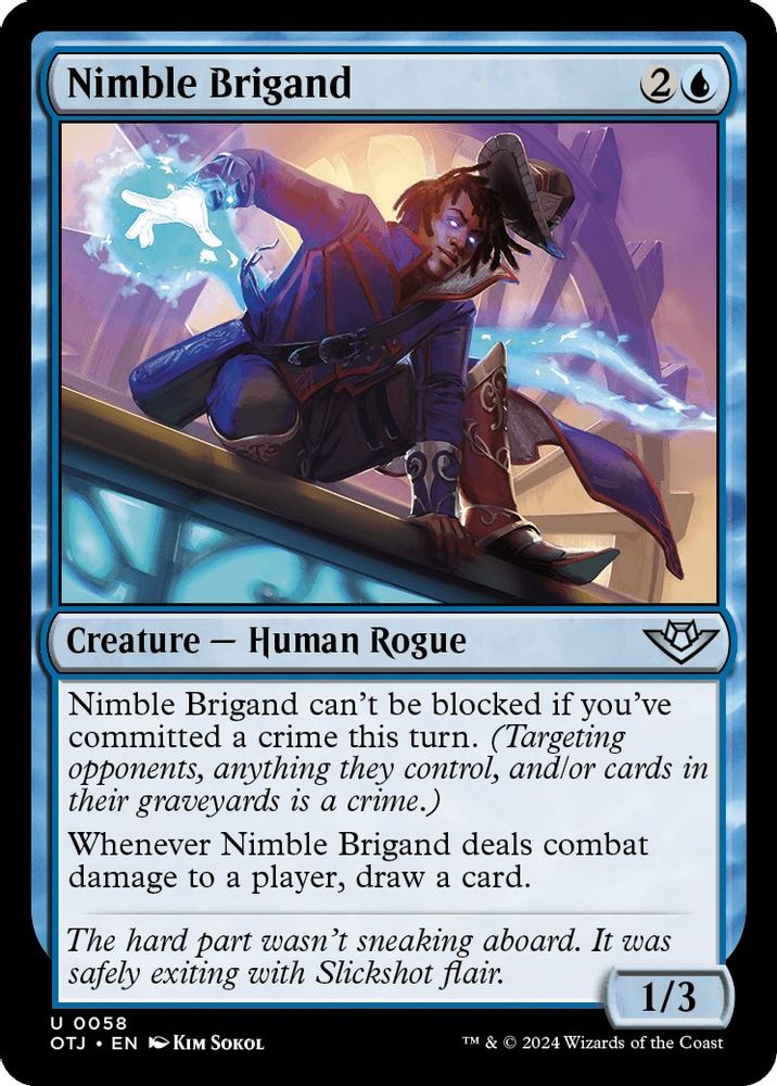 Nimble Brigand · 58 · OTJ · Non-foil